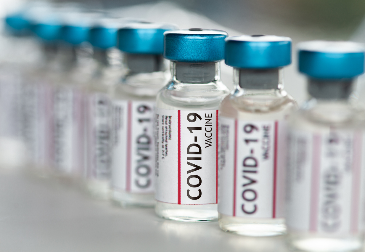 COVID-19 Vaccine vials