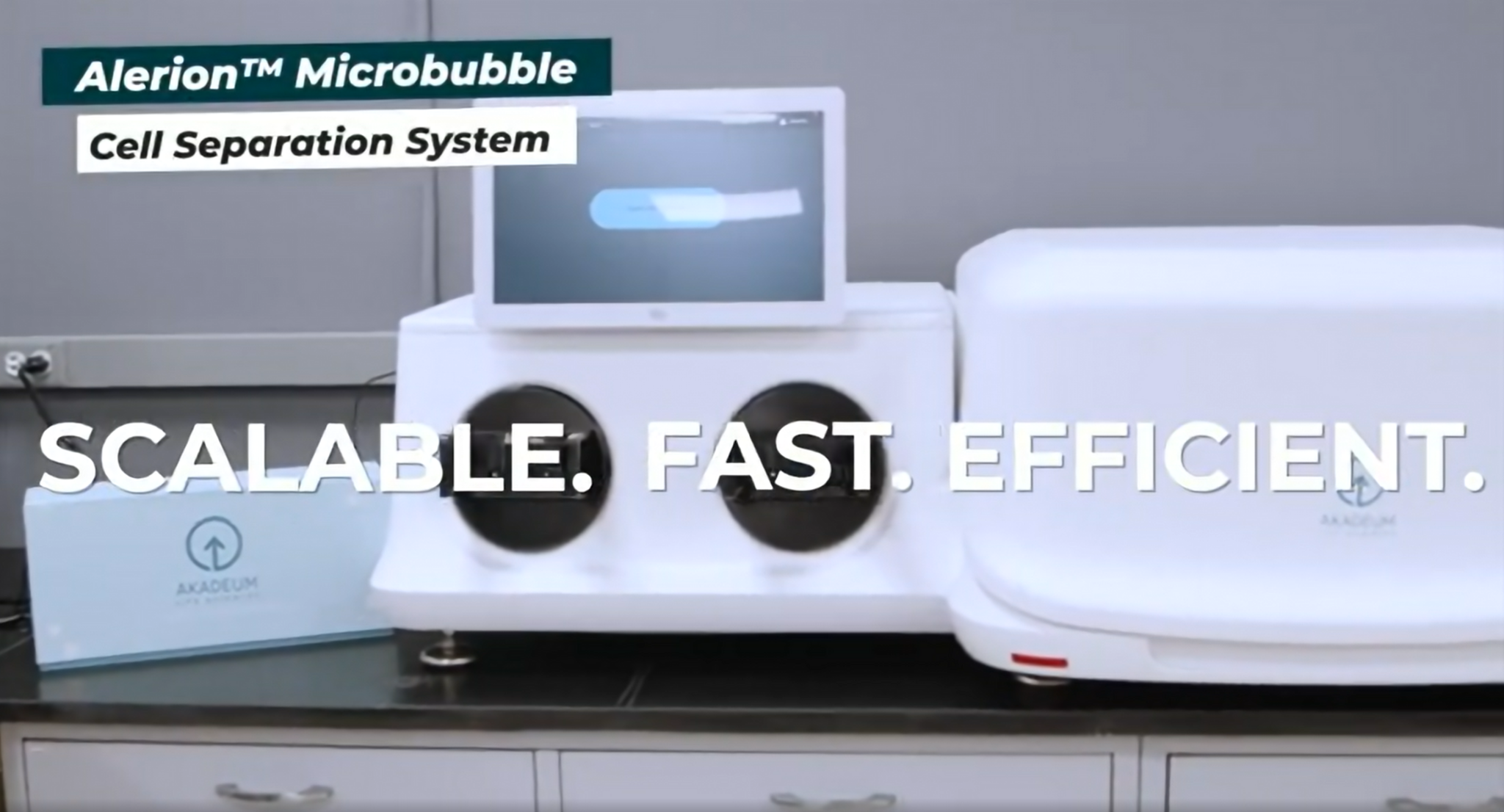 Alerion™ Microbubble Cell Separation System – Scalable. Fast. Efficient.